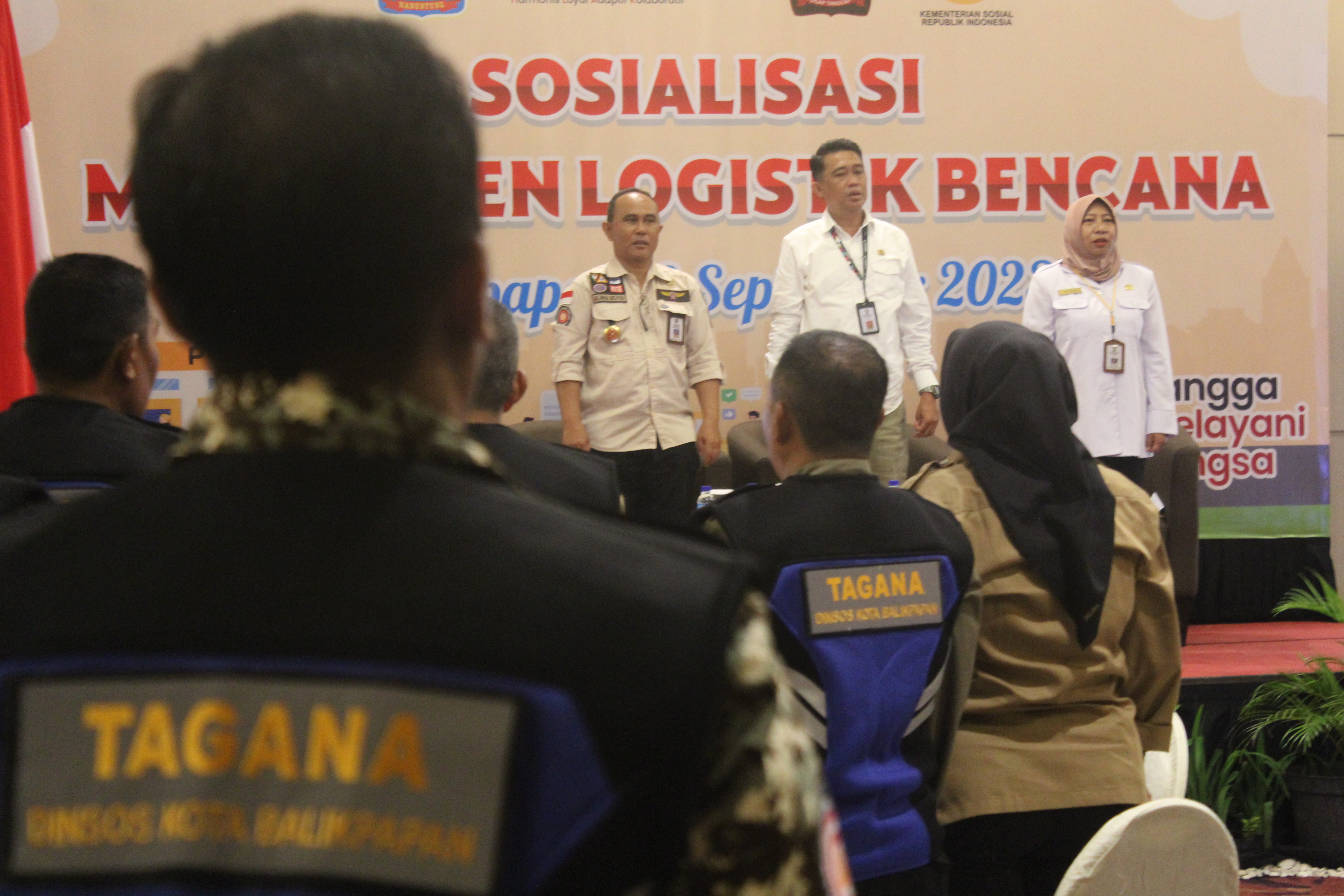 Dinas Sosial Kota Balikpapan Mensosialisasikan Manajemen Logistik Bencana Kepada Seluruh Anggota TAGANA (Taruna Siaga Bencana) Kota Balikpapan